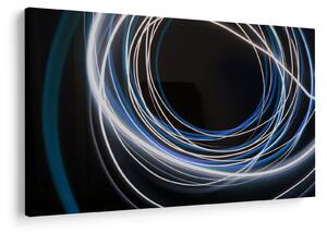 Obraz modrých liniek (90x60 cm)