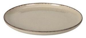 EH Porcelánový plytký tanier Beige, 24 cm