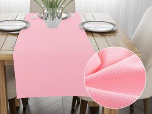 Biante Zamatový behúň na stôl Velvet Brick SVB-207 Ružový 45x160 cm
