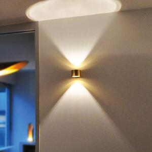 BANKAMP Impulse nástenné LED svetlo up/down zlatá