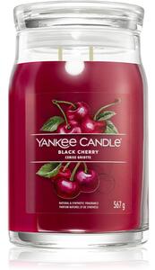 Yankee Candle Black Cherry vonná sviečka Signature 567 g