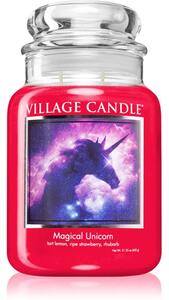 Village Candle Magical Unicorn vonná sviečka (Glass Lid) 602 g