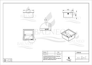 Balneo Wall-Box One Black držiak na toaletný papier čierna PB-BL1