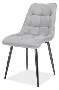 Jedálenská stolička CHAC 6 sivá/čierna