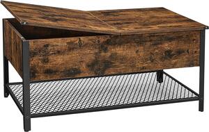 VASAGLE Konferenčný stolík s úložným priestorom 100 x 47 x 55 cm