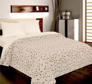 Forbyt, prikrývka na posteľ, indiana hnedá 140 x 220 cm