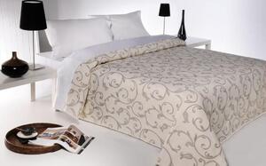Forbyt prikrývka na posteľ, lis, béžová 140 x 220 cm