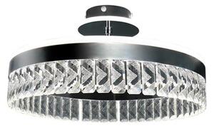 LED Stmievateľný prisadený luster LED/75W/230V 3000-6500K chróm + diaľkové ovládanie