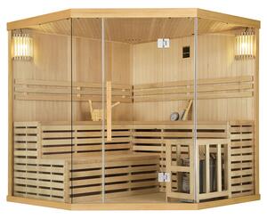 Tradičná saunová kabína / fínska sauna Espoo200 Premium - 200 x 200 cm 8 kW