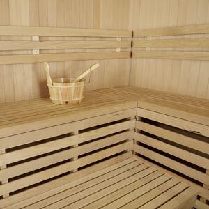Tradičná saunová kabína / fínska sauna Espoo200 Premium - 200 x 200 cm 8 kW