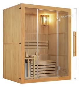Tradičná saunová kabína / fínska sauna Tampere 150 x 110 cm 4,5 kW