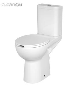Cersanit Etiuda, WC kombi misa zvýšená pre hendikepovaných, CleanOn bez sedátka, zadný odpad, K11-0221