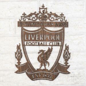 DUBLEZ | Drevené logo klubu na stenu - Liverpool