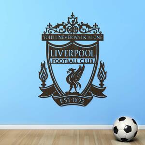 DUBLEZ | Drevené logo klubu na stenu - Liverpool