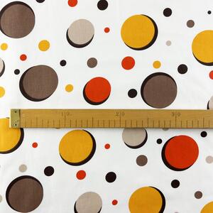 Ervi bavlna š.240 cm - farebné kruhy - 5479-2, metráž