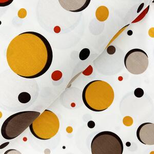 Ervi bavlna š.240 cm - farebné kruhy - 5479-2, metráž