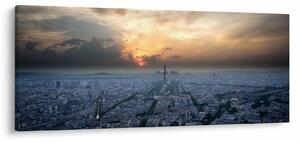Obraz - Paríž z výšky (120x50 cm)