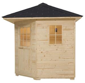 Vonkajšia sauna Eldur s 8 kW ohrievačom & príslušenstvom