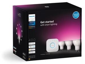 Základná súprava Philips Hue WACA 3xGU10/4,2W/230V 2200-6500K + Hue bridge