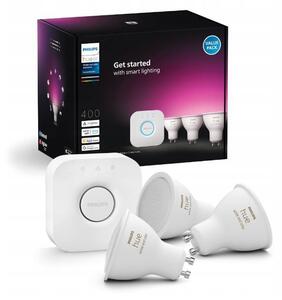 Základná súprava Philips Hue WACA 3xGU10/4,2W/230V 2200-6500K + Hue bridge