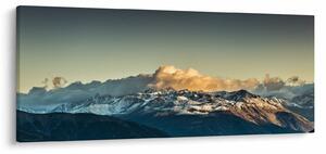 Obraz - vrcholky veľhôr (120x50 cm)