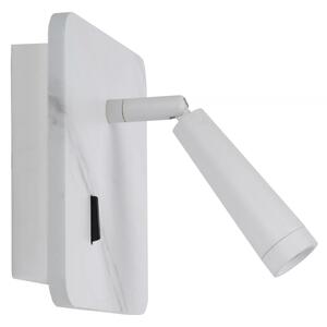 Lucide 77282/03/31 - LED Nástenné bodové svietidlo OREGON LED/4W/230V USB biela