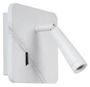Lucide 77282/03/31 - LED Nástenné bodové svietidlo OREGON LED/4W/230V USB biela
