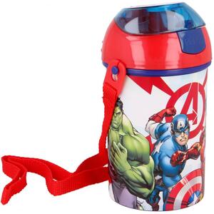 Plastová fľaša na pitie s viečkom Avengers - MARVEL - 450 ml