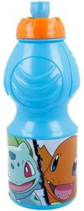 Plastová fľaša na pitie Pokémoni - 400 ml