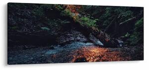 Obraz horskej riečky (120x50 cm)