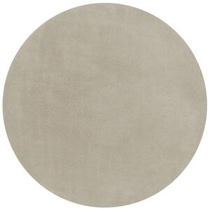 Flair Rugs, Kusový koberec Softie Mushroom kruh, 133x133 (priemer) kruh, biela, obývacia izba