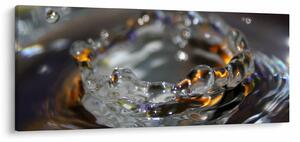 Obraz náramku z kvapiek vody (120x50 cm)