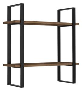 Kalune Design Nástenná polica BUBA dub safírový/čierny