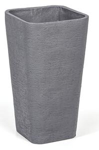Kvetináč obdĺžnikový XXL, 41 x 41 x 75 cm, sivá
