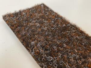 AKCIA: 137x232 cm Metrážny koberec Santana 80 hnedá s podkladom resine, záťažový - Bez obšitia cm