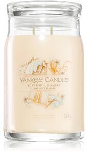 Yankee Candle Soft Wool & Amber vonná sviečka 567 g