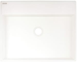 Deante Correo, granitové umývadlo na dosku 500x400x125 mm, biela, DEA-CQR_AU5S