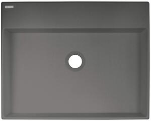 Deante Correo, granitové umývadlo na dosku 500x400x125 mm, antracitová metalíza, DEA-CQR_TU5S