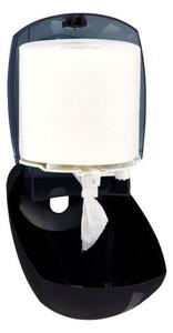 Zásobník na toaletný papier alebo uteráky v rolke MERIDA FLEXI, čierny