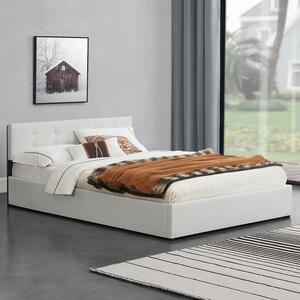 Čalúnená posteľ ,,Marbella" 140 x 200 cm - biela