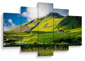 Obraz horskej krajiny (150x105 cm)