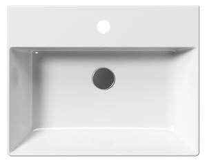 GSI KUBE X keramické umývadlo 60x47 cm, biela ExtraGlaze
