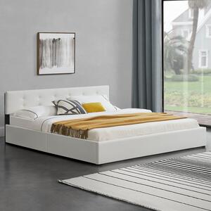 Čalúnená posteľ ,,Marbella" 180 x 200 cm - biela