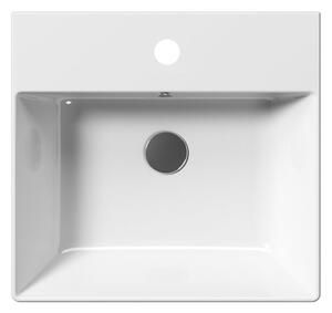 GSI, KUBE X keramické umývadlo 50x47 cm, biela ExtraGlaze, 9430111
