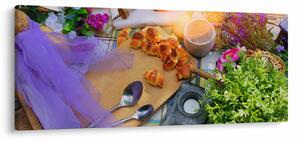 Obraz - letný piknik (120x50 cm)