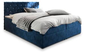 Čalúnená posteľ boxspring RIVA, 180x200, magic velvet 2216