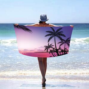 Plážová osuška s exotickými palmami Šírka: 100 cm | Dĺžka: 180 cm