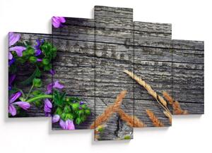 Obraz - lúčne kvety (150x105 cm)