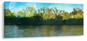 Obraz - jazero (120x50 cm)