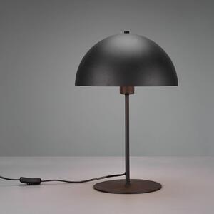Stolná lampa Nola, výška 45 cm, čierna/zlatá